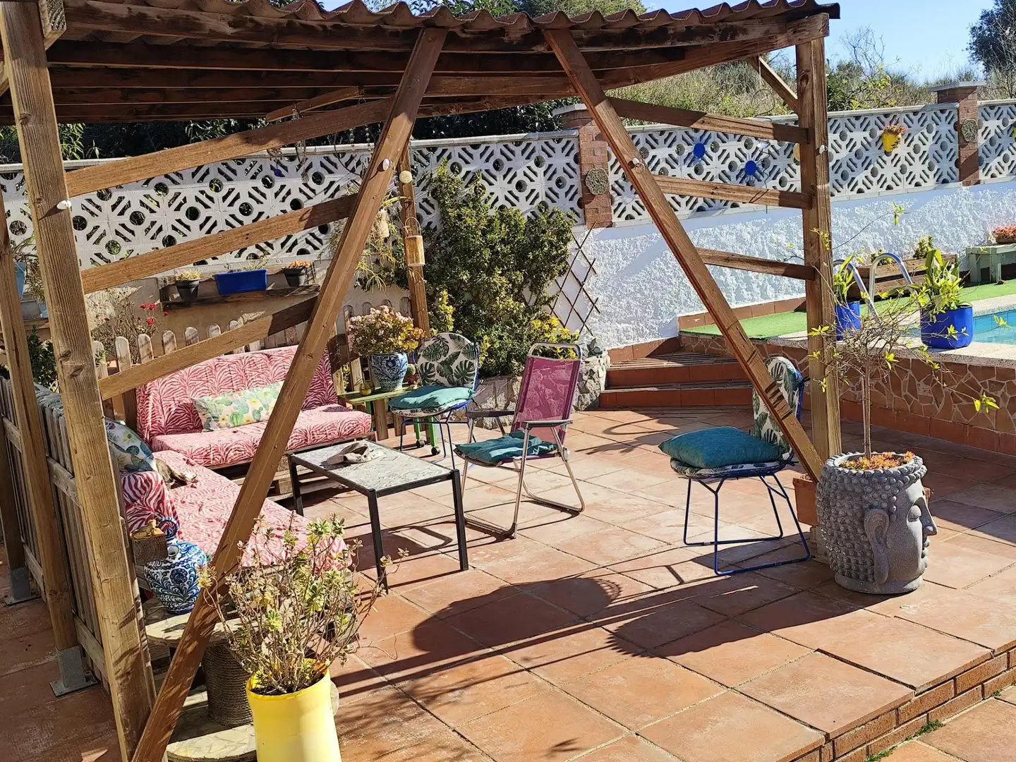 Terrassa de Casa o xalet en venda en Piera amb Aire condicionat, Calefacció i Jardí privat