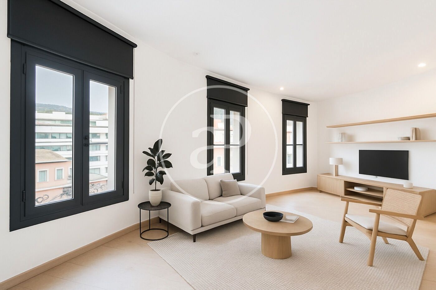 Sala de estar de Piso en venta en  Barcelona Capital con Aire acondicionado, Calefacción y Trastero