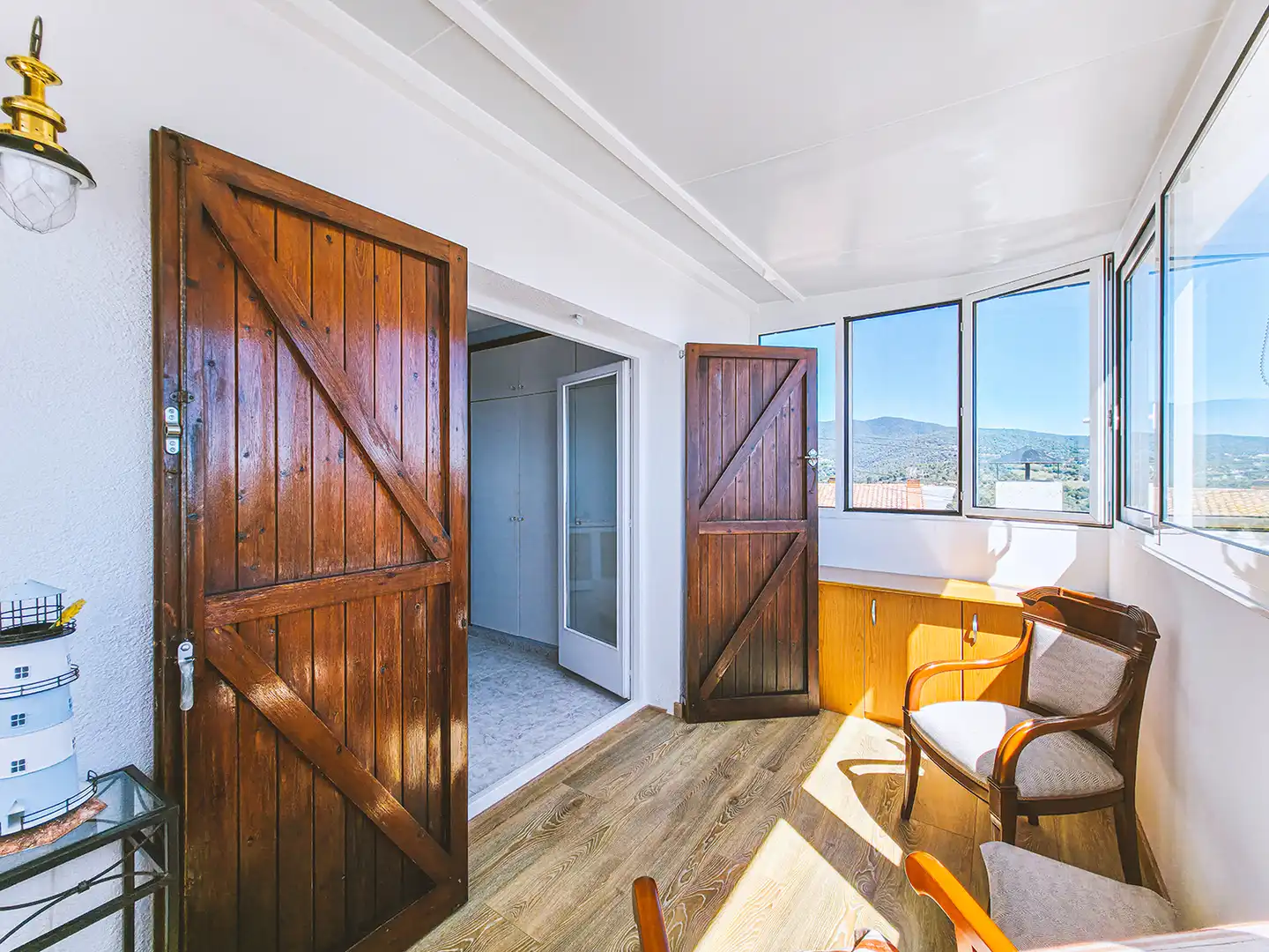 Schlafzimmer von Haus oder Chalet zum Verkauf in Sant Cebrià de Vallalta mit Heizung, Privatgarten und Terrasse