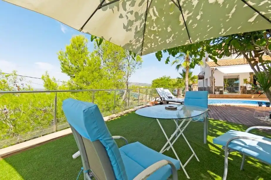 Terrassa de Casa o xalet de lloguer amb opció a compra en Olivella amb Aire condicionat, Calefacció i Jardí privat