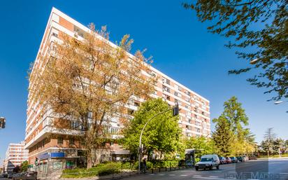 Exterior view of Flat for sale in  Madrid Capital  with Air Conditioner, Heating and Parquet flooring