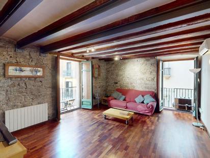 Living room of Flat to rent in  Barcelona Capital  with Air Conditioner, Terrace and Balcony