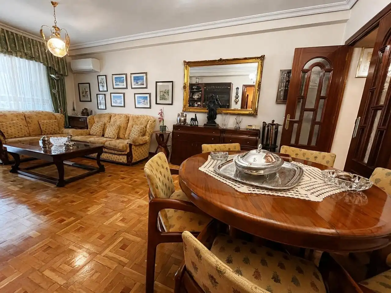 Sala de estar de Piso en venta en Madrid con Aire acondicionado, Calefacción y Parquet