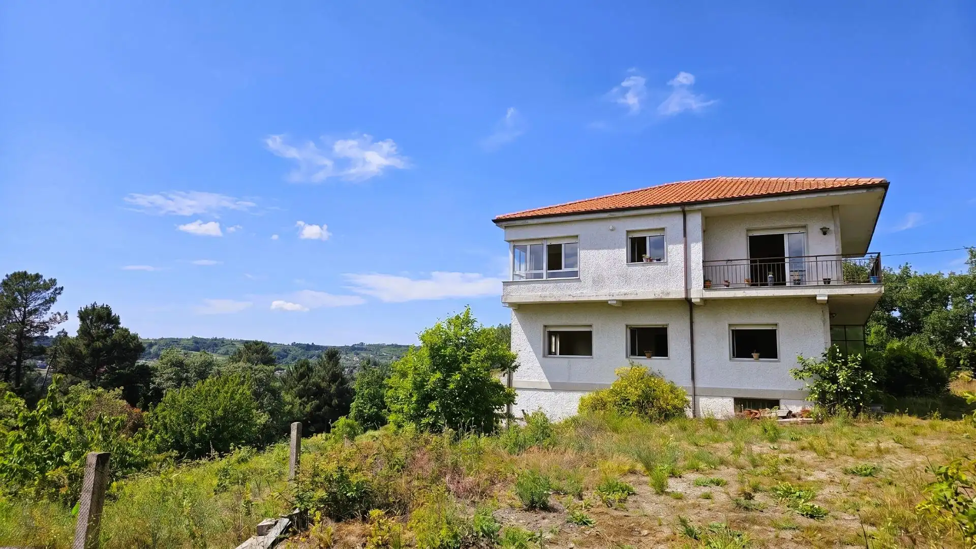 Vista exterior de Casa o chalet en venta en Ourense Capital  con Calefacción, Jardín privado y Terraza