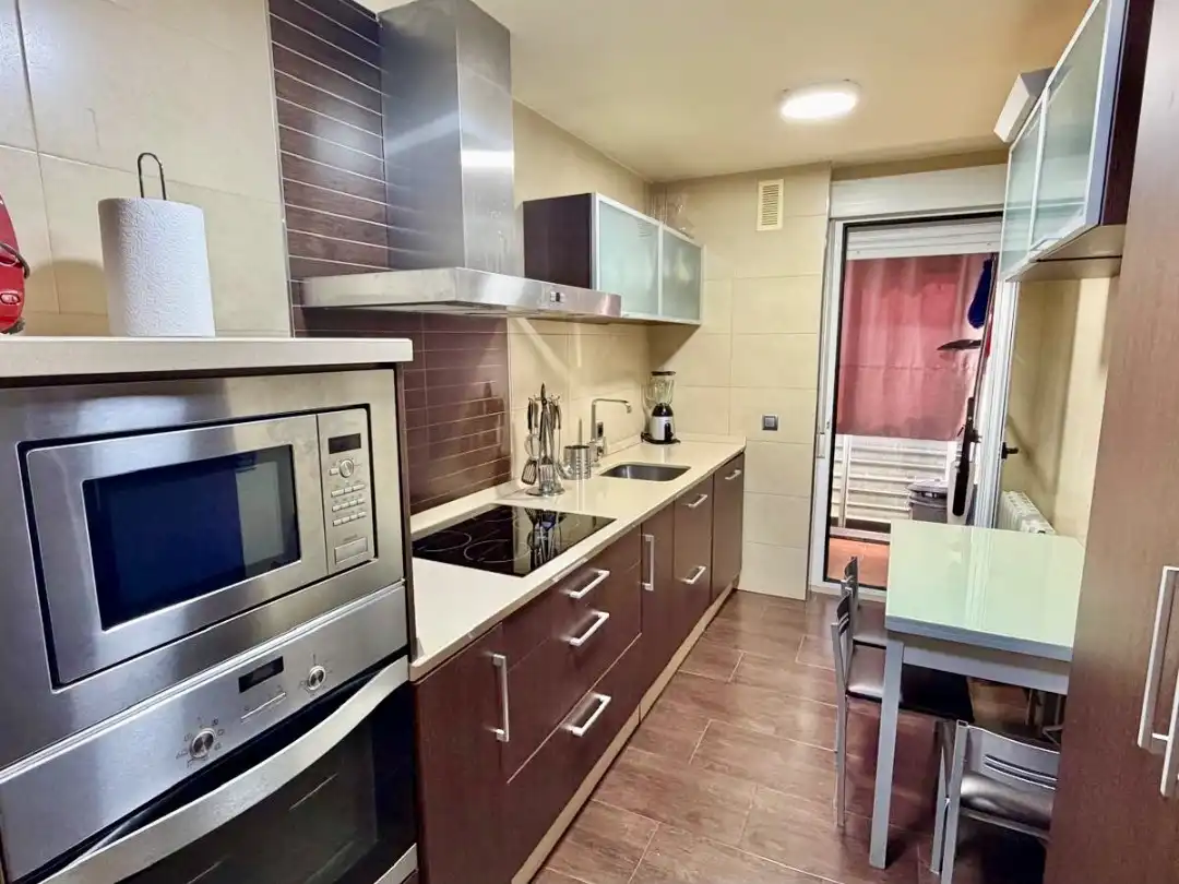 Kitchen of Flat for sale in Plasencia  with Air Conditioner, Terrace and Balcony