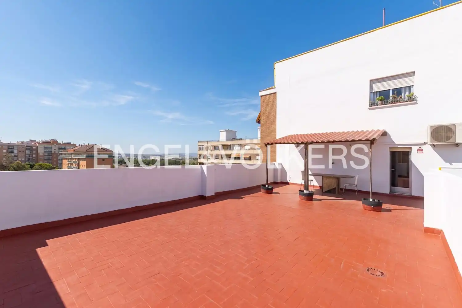 Terrace of Attic for rent in Valencia  with Air Conditioner, Heating and Terrace