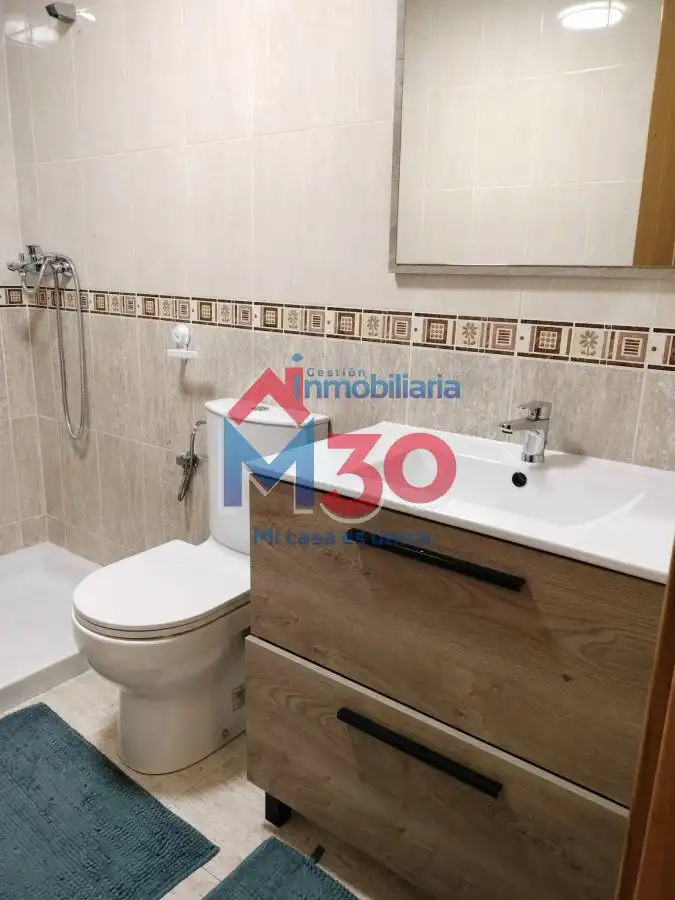 Badezimmer von Wohnung zum Verkauf in Miranda de Ebro mit Heizung, Parkett und Terrasse