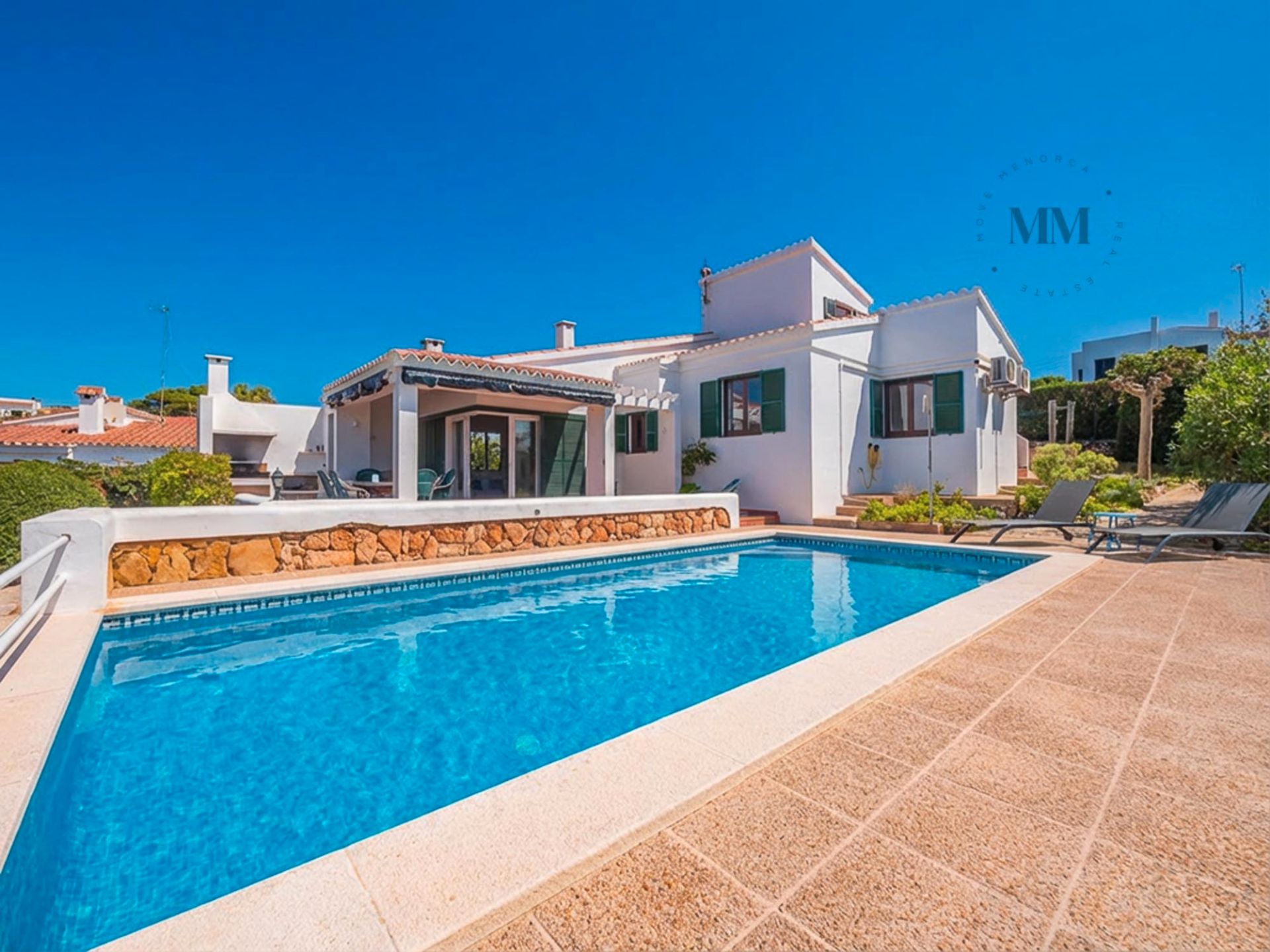 Vista exterior de Casa o xalet en venda en Maó - Mahón amb Aire condicionat, Calefacció i Jardí privat