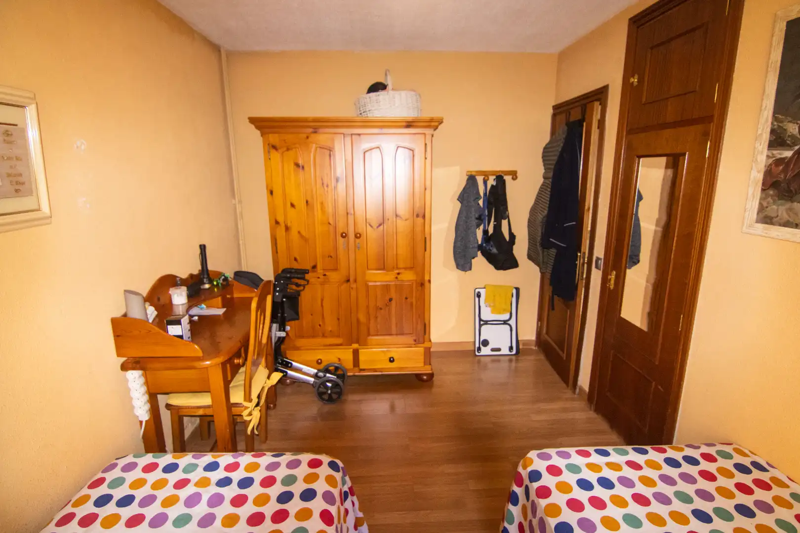 Schlafzimmer von Wohnung zum Verkauf in Madrid mit Heizung, Terrasse und Möbliert