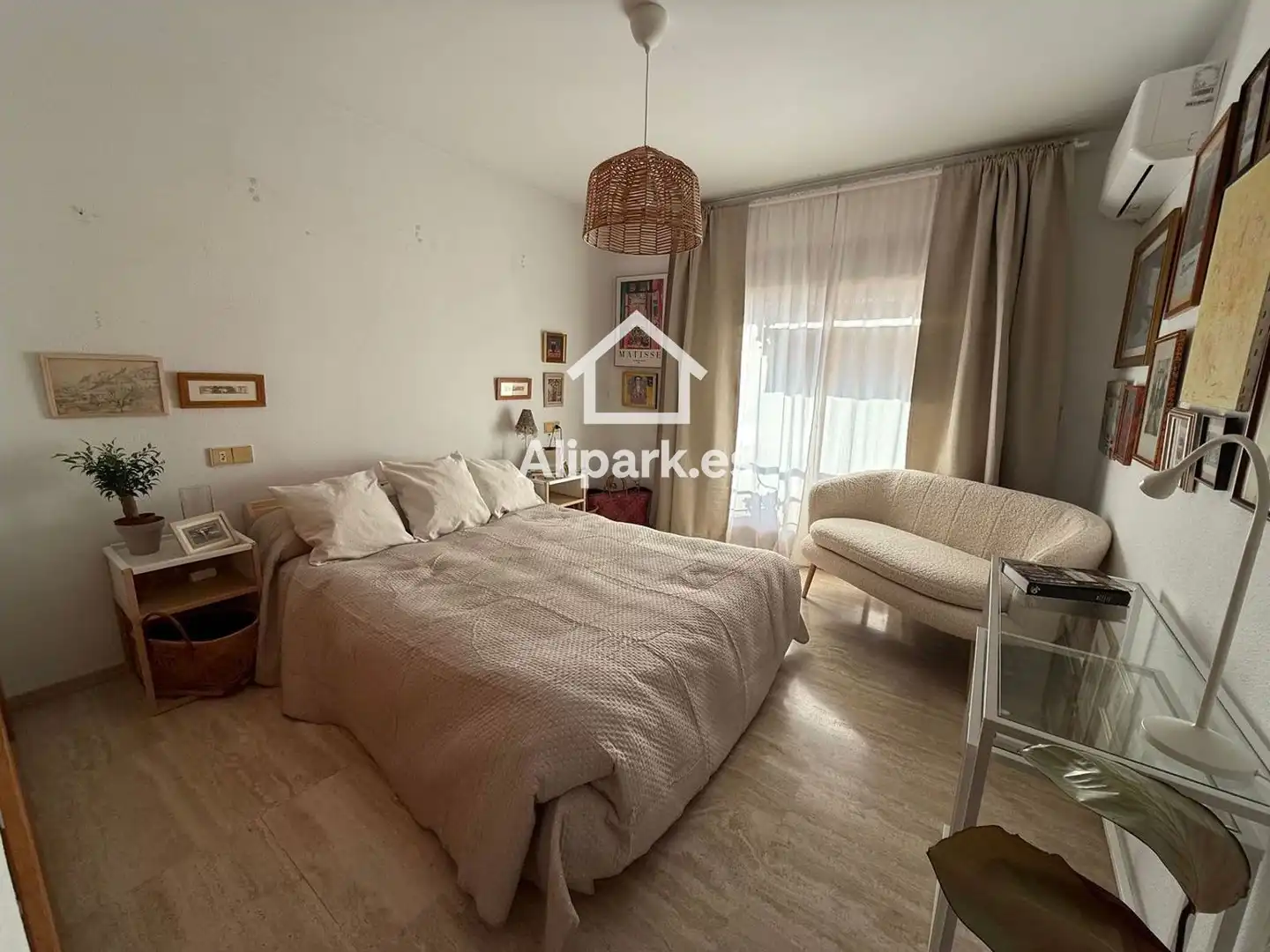 Bedroom of Flat for sale in Alicante / Alacant  with Air Conditioner and Terrace