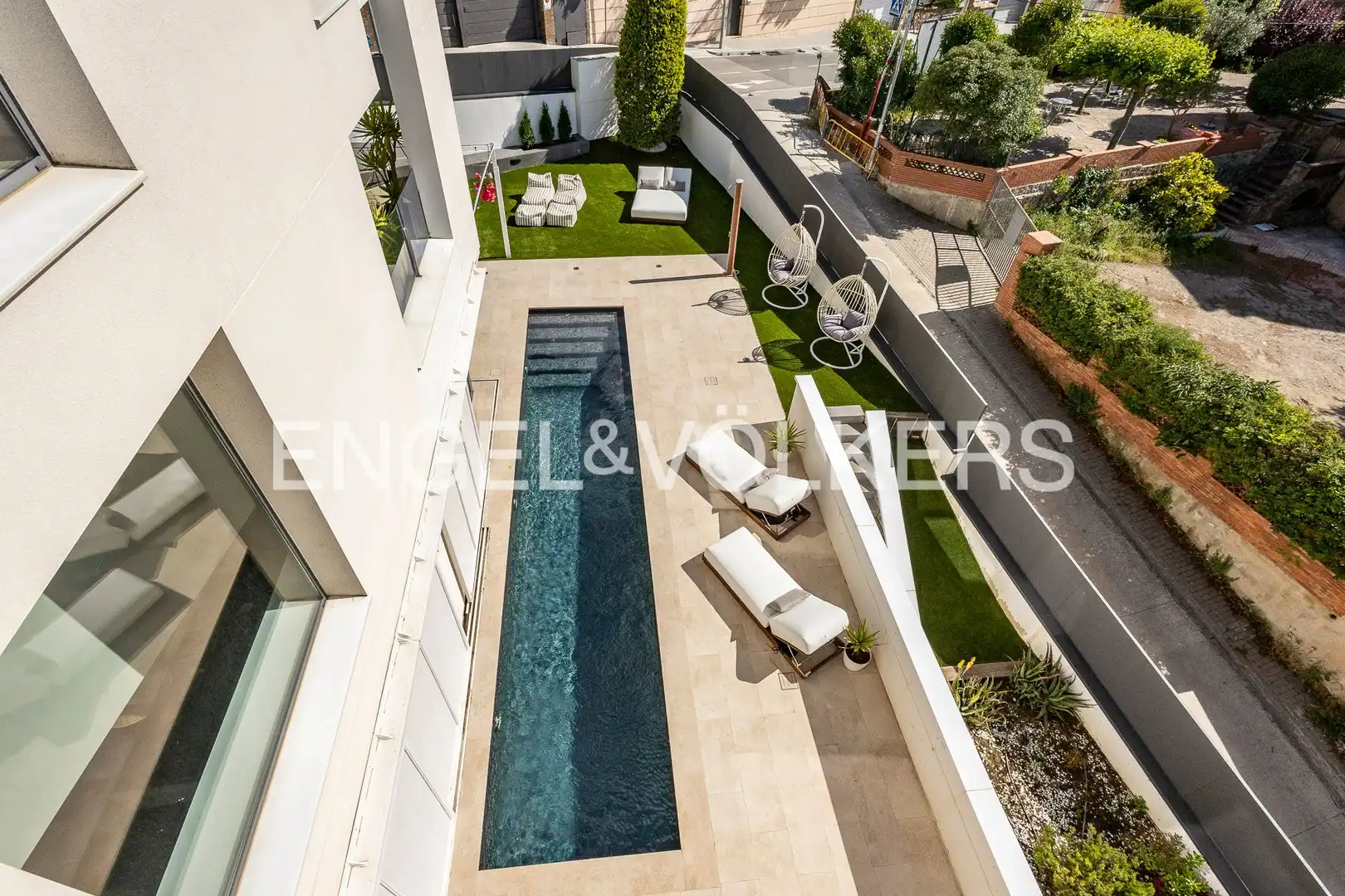 Terraza de Casa o chalet de alquiler en Barcelona con Aire acondicionado, Calefacción y Jardín privado