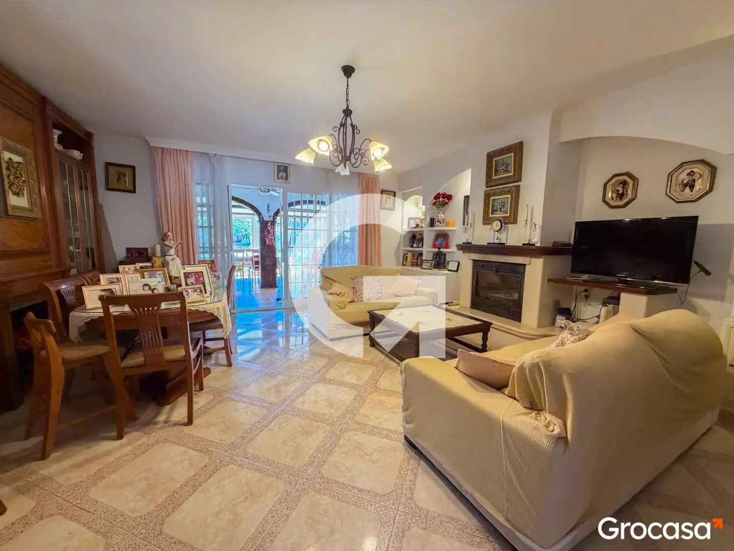 Sala de estar de Casa o chalet en venta en Rincón de la Victoria con Aire acondicionado, Jardín privado y Terraza
