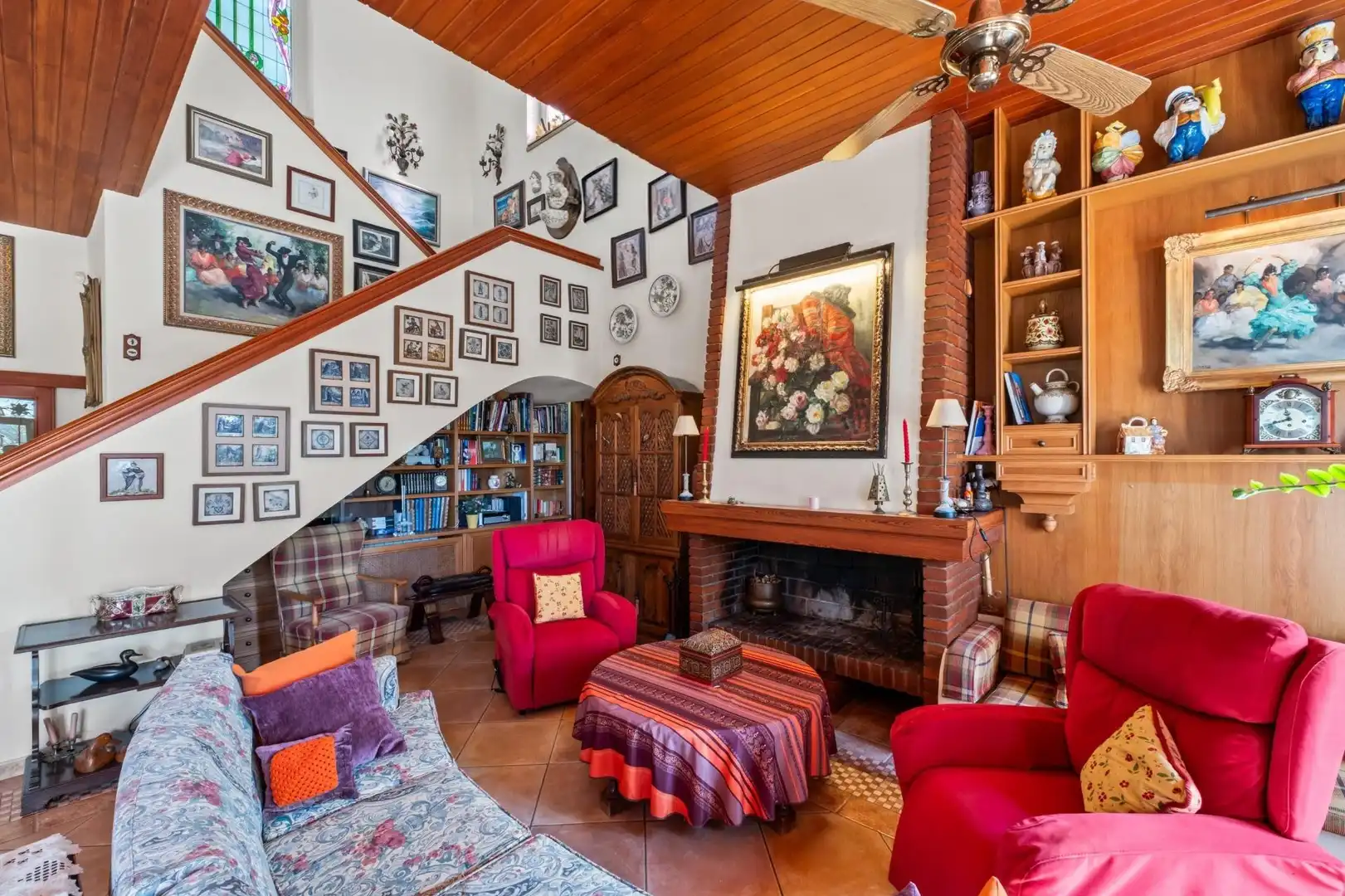 Sala de estar de Casa o chalet en venta en Elche / Elx con Aire acondicionado, Calefacción y Jardín privado