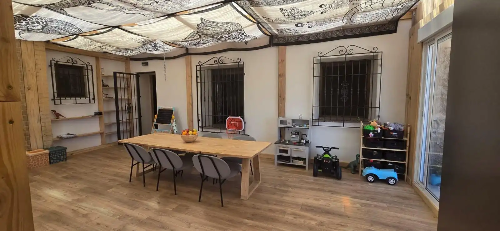 Comedor de Casa o chalet en venta en Fuente Álamo de Murcia con Aire acondicionado, Calefacción y Jardín privado