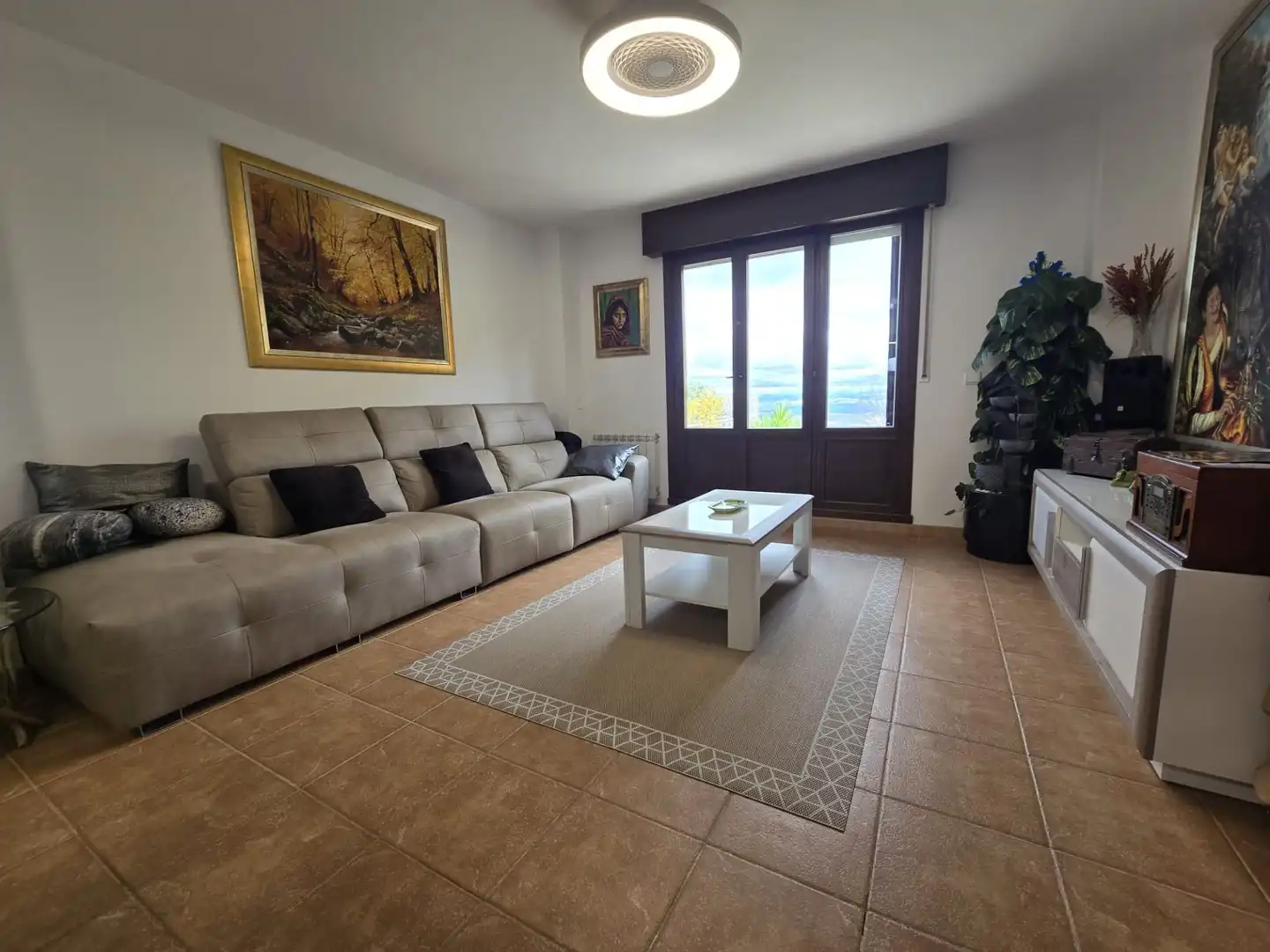 Sala d'estar de Apartament en venda en Sojuela amb Calefacció, Jardí privat i Terrassa