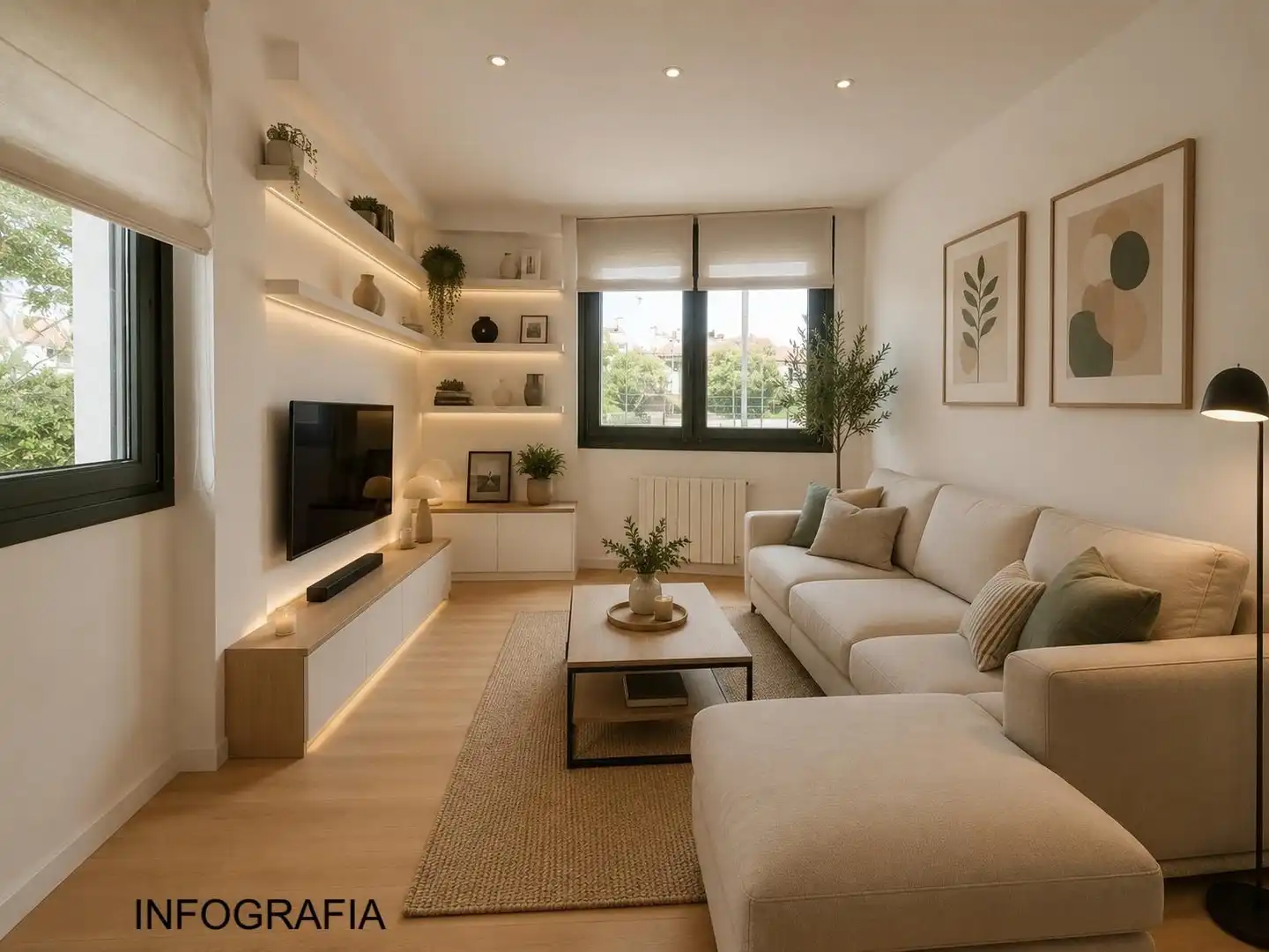 Sala d'estar de Dúplex en venda en Piélagos amb Calefacció, Piscina i Piscina comunitària