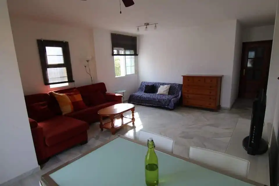 Living room of Flat for sale in Torremolinos  with Air Conditioner, Private garden and Terrace