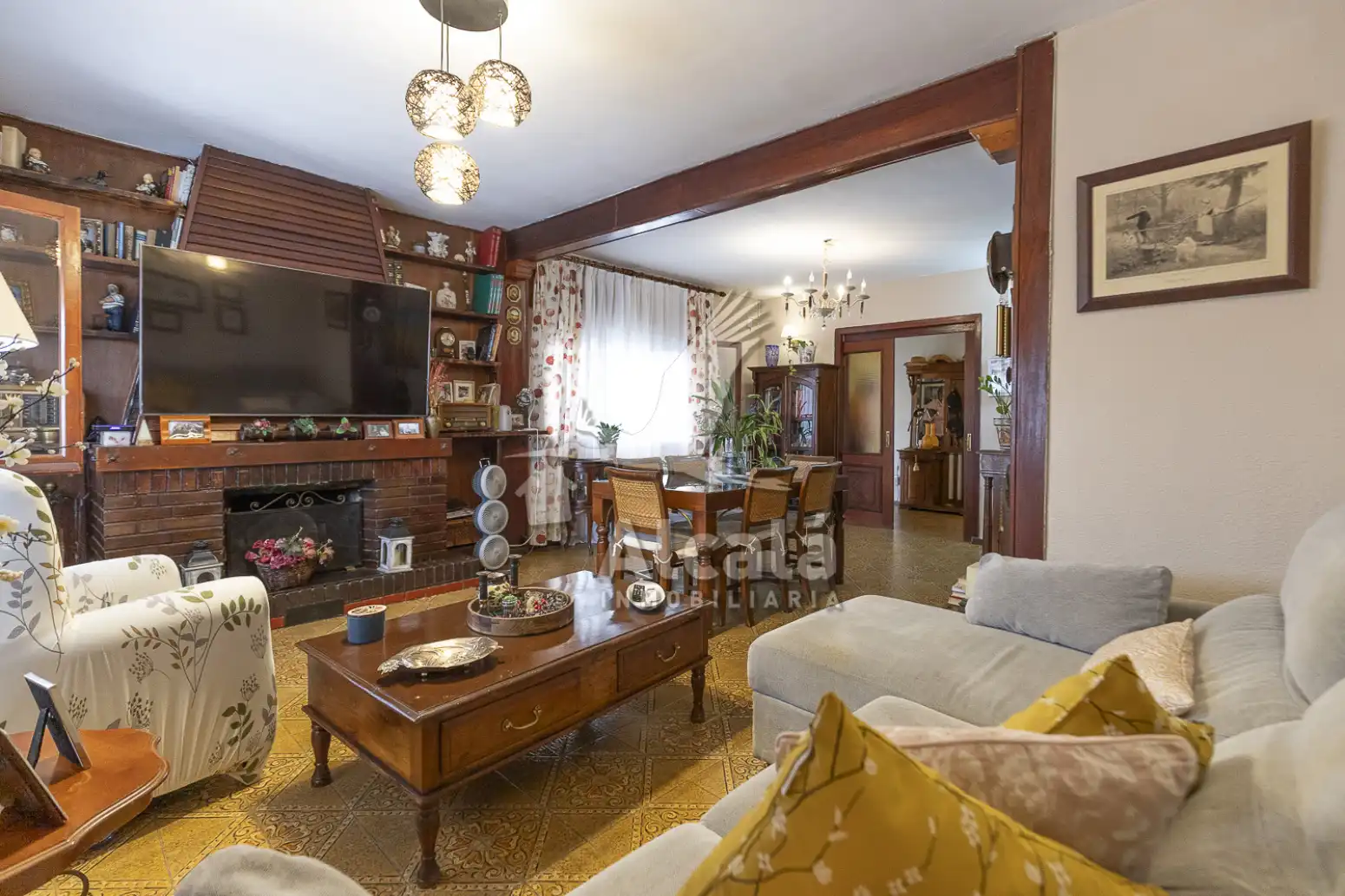 Sala de estar de Casa o chalet en venta en Tielmes con Aire acondicionado, Calefacción y Jardín privado