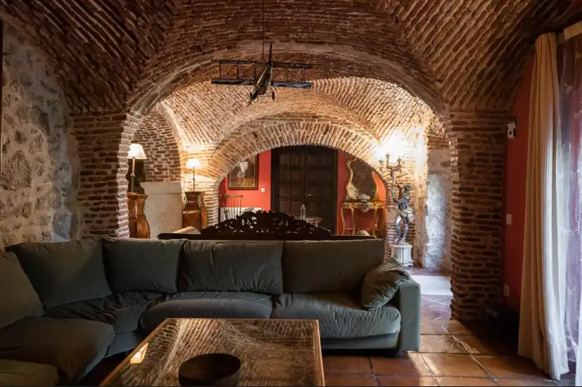 Living room of Country homes for sale in Montánchez  with Air Conditioner, Heating and Private garden