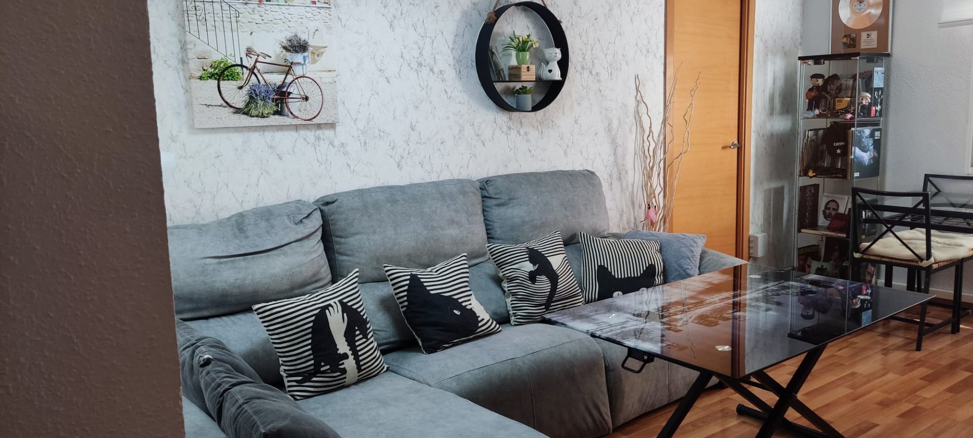 Sala de estar de Piso en venta en Málaga Capital con Aire acondicionado, Calefacción y Amueblado