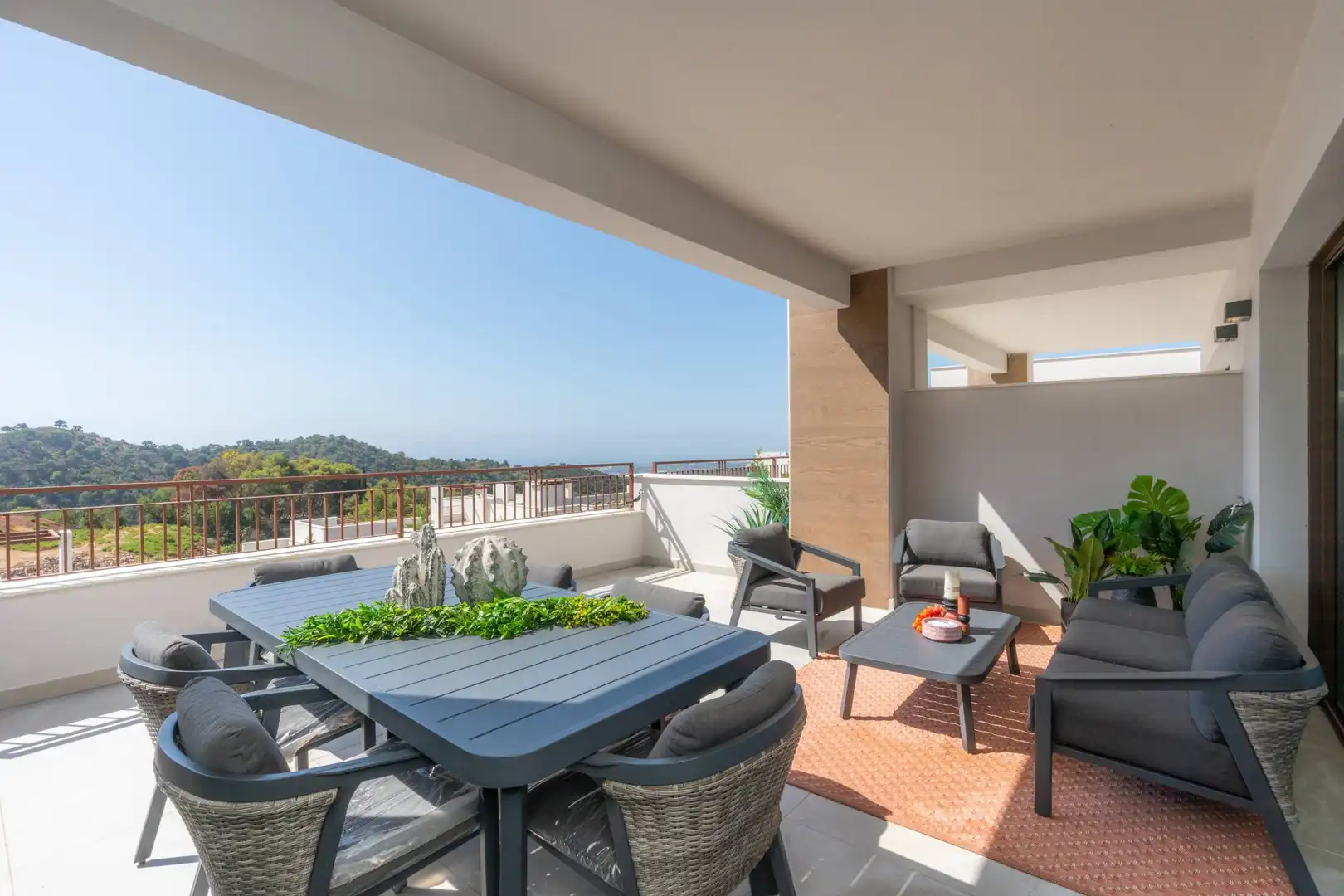 Terraza de Casa adosada en venta en Istán con Aire acondicionado, Calefacción y Jardín privado