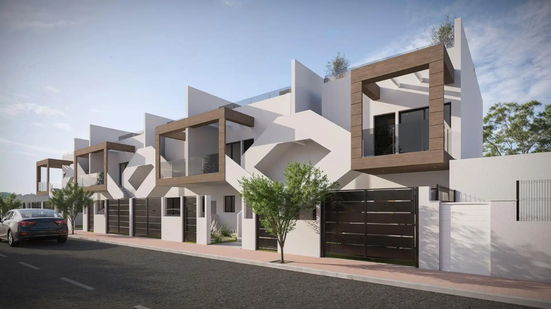 Vista exterior de Casa o chalet en venta en San Pedro del Pinatar con Terraza y Piscina