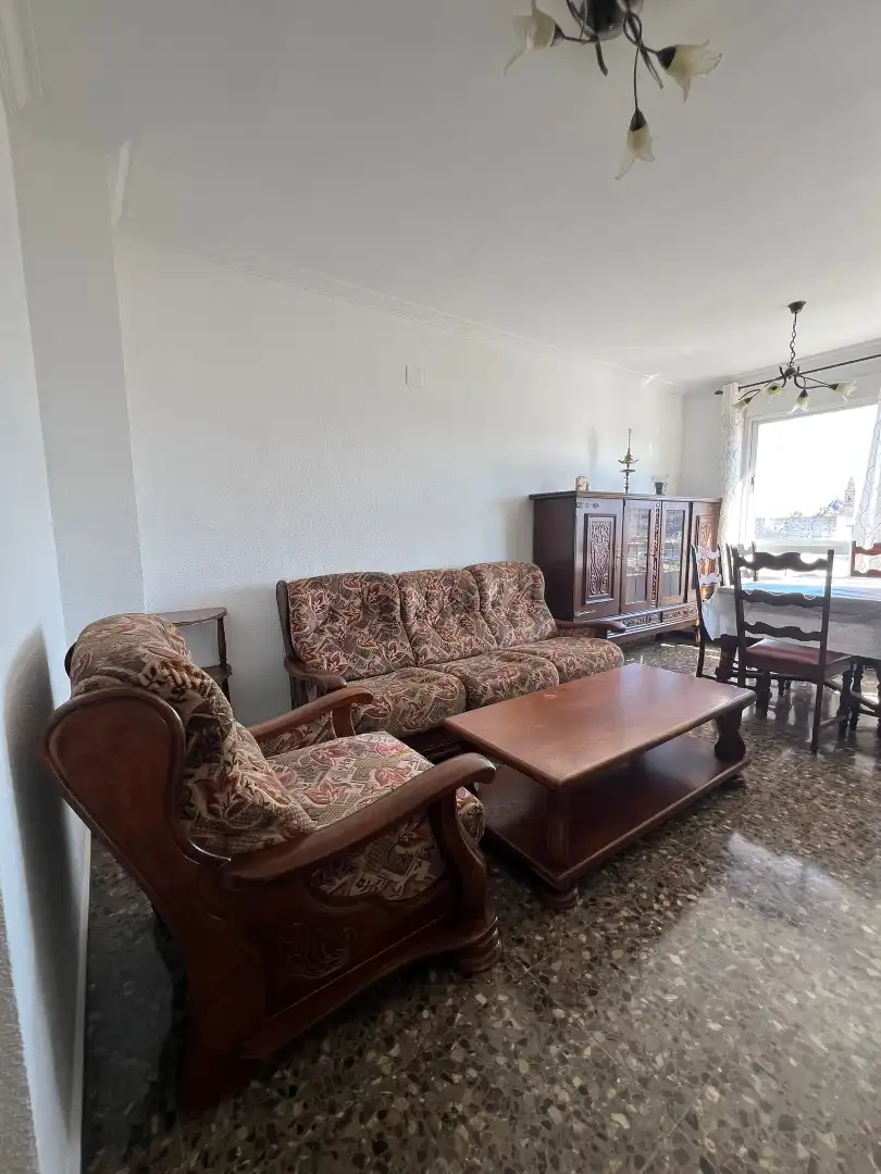 Living room of Flat for sale in Massamagrell  with Air Conditioner, Heating and Furnished