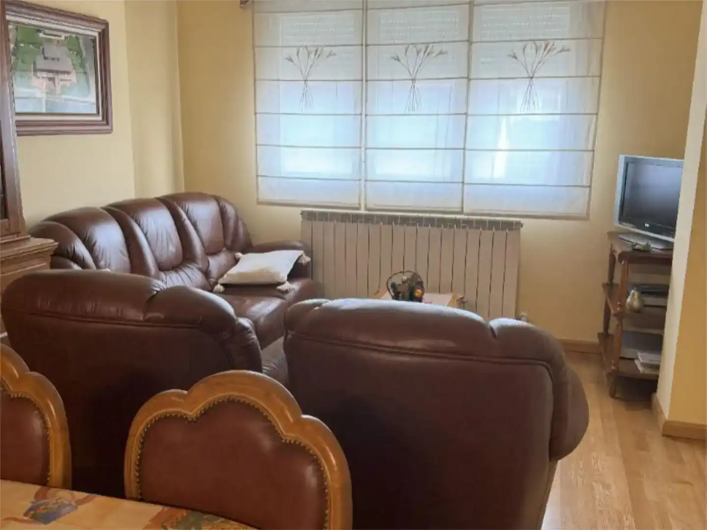 Sala de estar de Piso en venta en Cacabelos con Parquet, Trastero y Amueblado