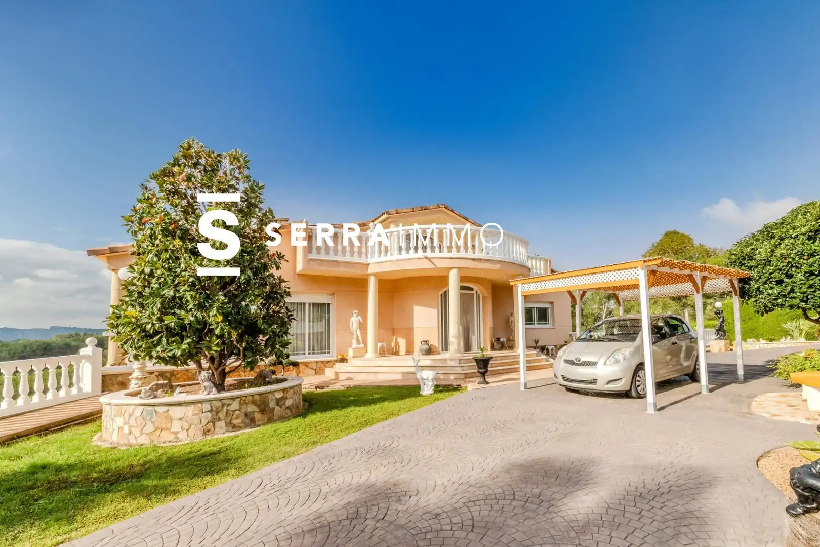 Vista exterior de Casa o xalet en venda en Olivella amb Calefacció, Jardí privat i Terrassa
