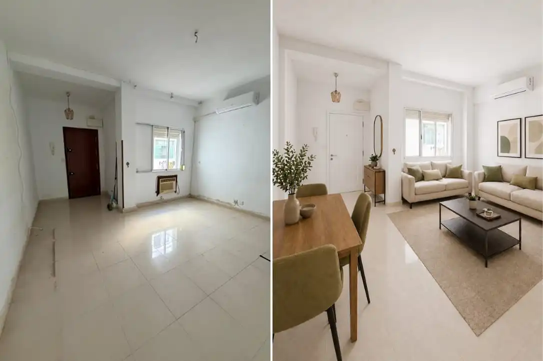 Living room of Flat for rent in Sevilla  with Air Conditioner and Furnished
