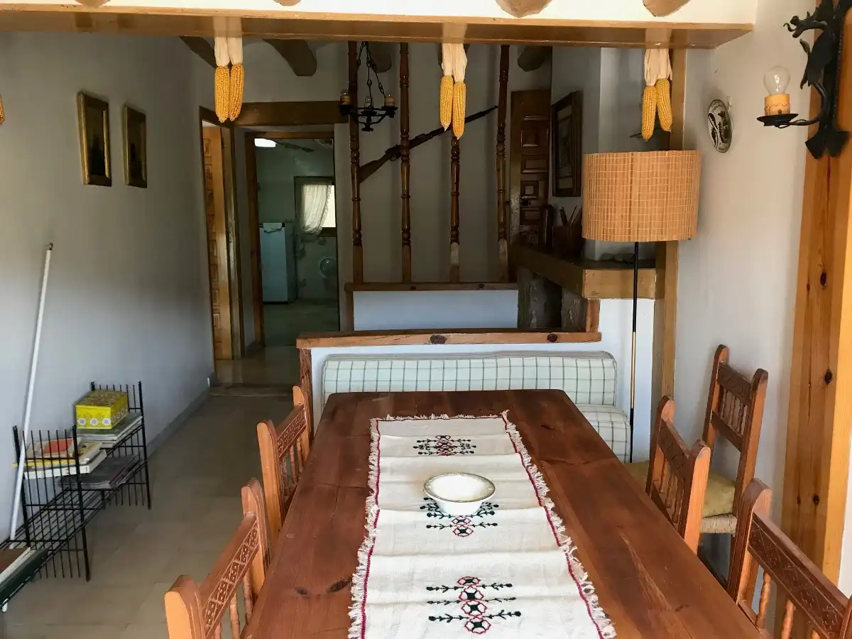 Esszimmer von Einfamilien-Reihenhaus zum Verkauf in La Cañada de Verich mit Abstellraum, Möbliert und Ofen