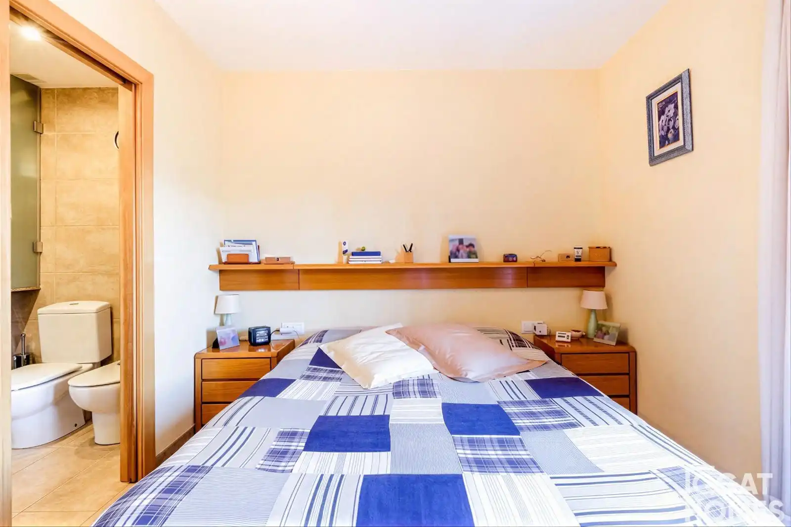 Dormitori de Casa adosada en venda en Sant Cugat del Vallès amb Aire condicionat, Calefacció i Terrassa