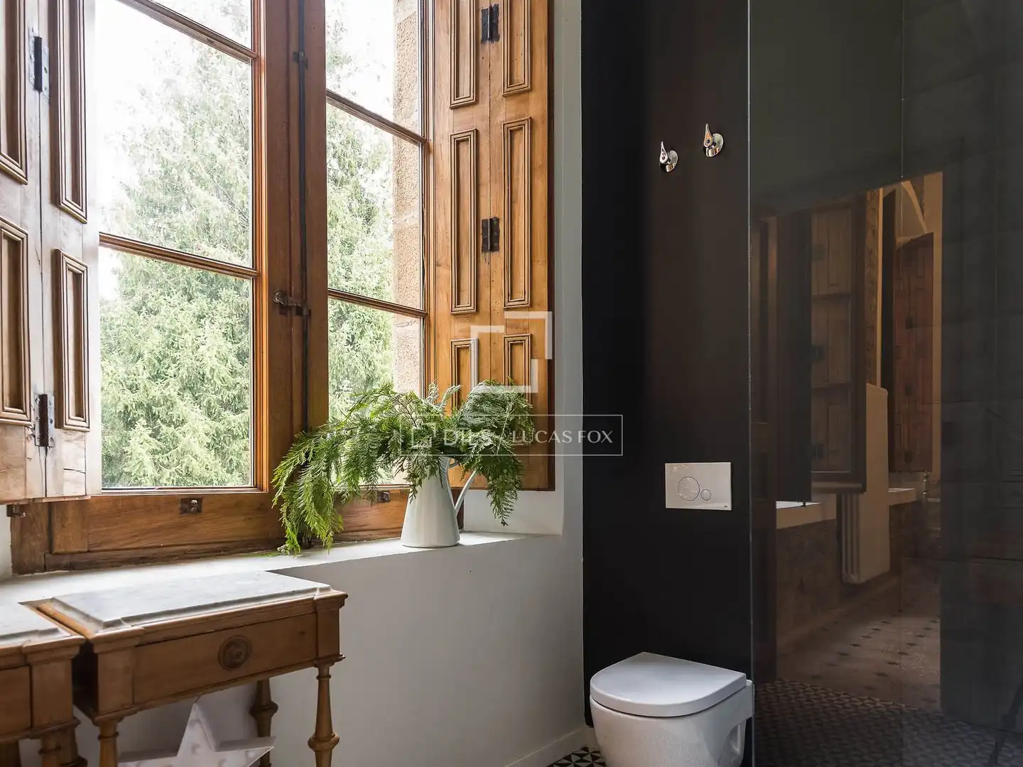 Baño de Finca rústica en venta en Sant Hilari Sacalm con Aire acondicionado, Calefacción y Jardín privado