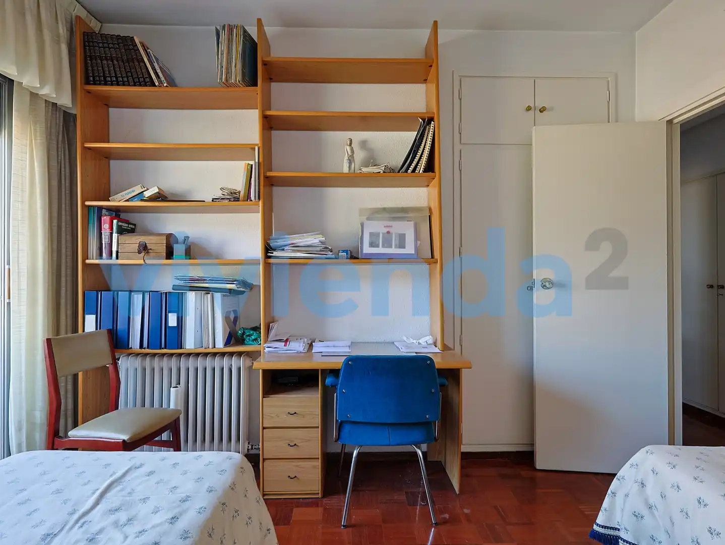 Bedroom of Flat for sale in Madrid  with Heating, Terrace and Storage room