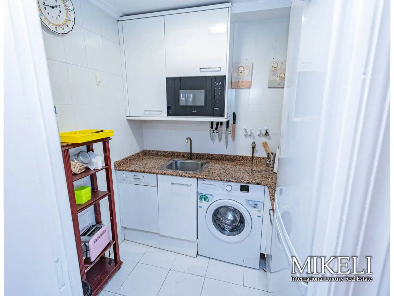 Cuina de Apartament de lloguer en Santander amb Calefacció, Parquet i Terrassa