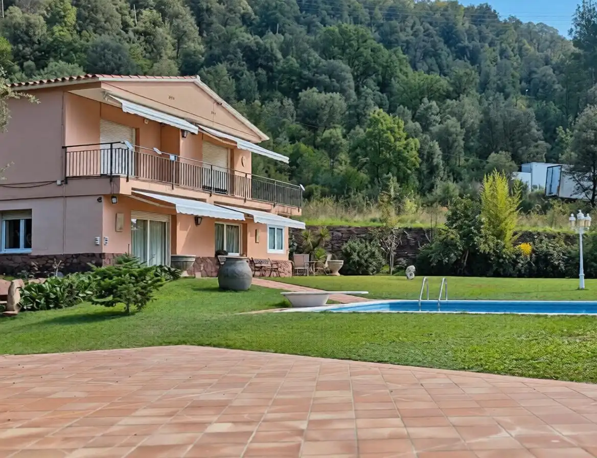 Jardín de Casa o chalet en venta en Tagamanent con Jardín privado, Terraza y Piscina