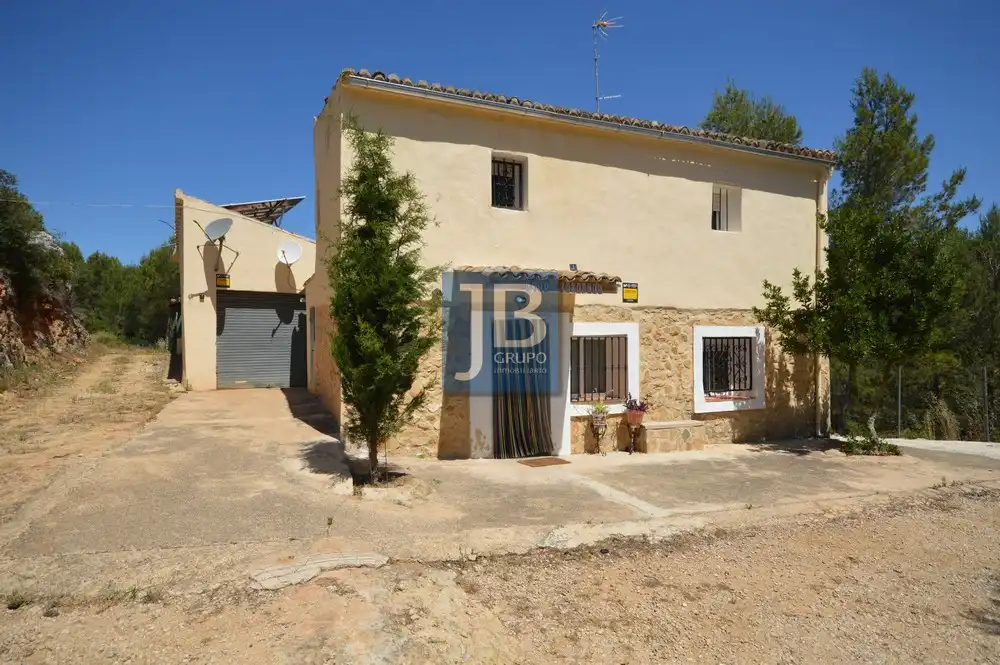 Vista exterior de Finca rústica en venda en Mogente / Moixent, Valencia