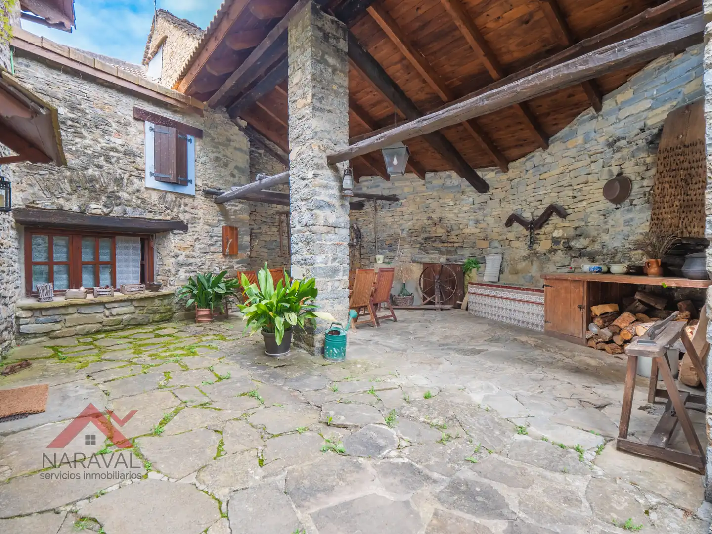 Terraza de Casa o chalet en venta en Fiscal con Aire acondicionado, Calefacción y Jardín privado
