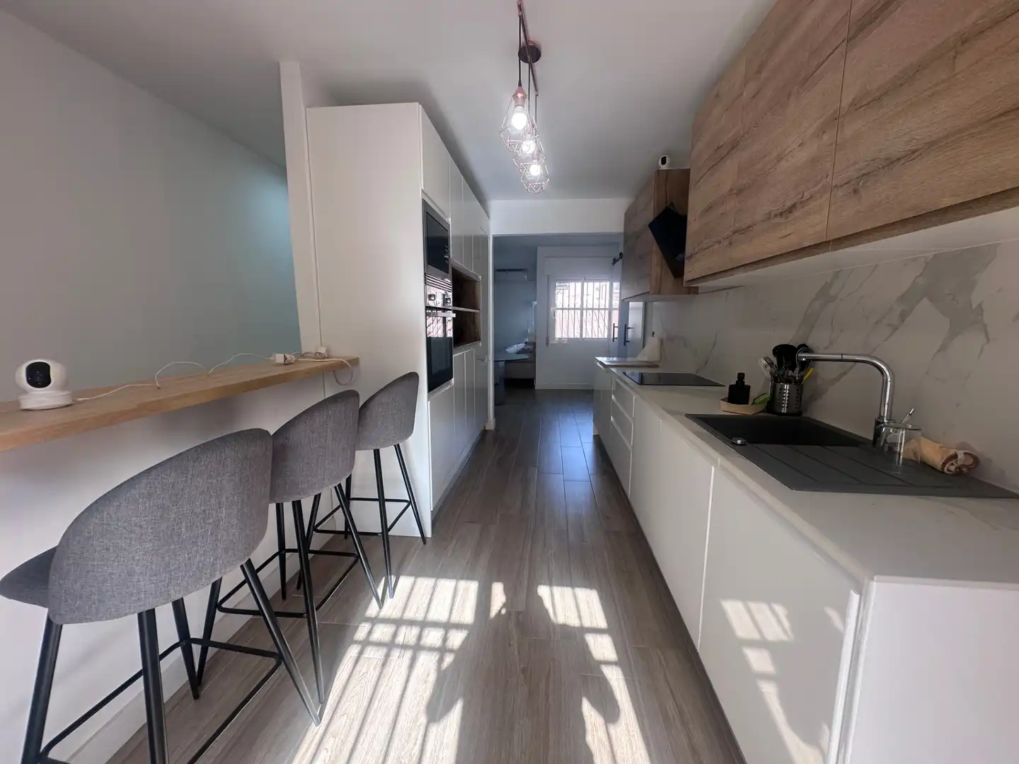 Cocina de Casa adosada en venta en Vélez-Málaga con Aire acondicionado, Calefacción y Terraza