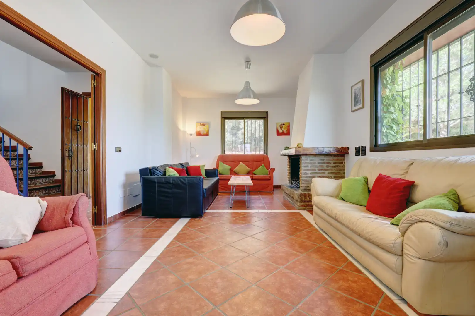 Living room of Country homes for sale in Ronda  with Private garden, Terrace and Swimming Pool
