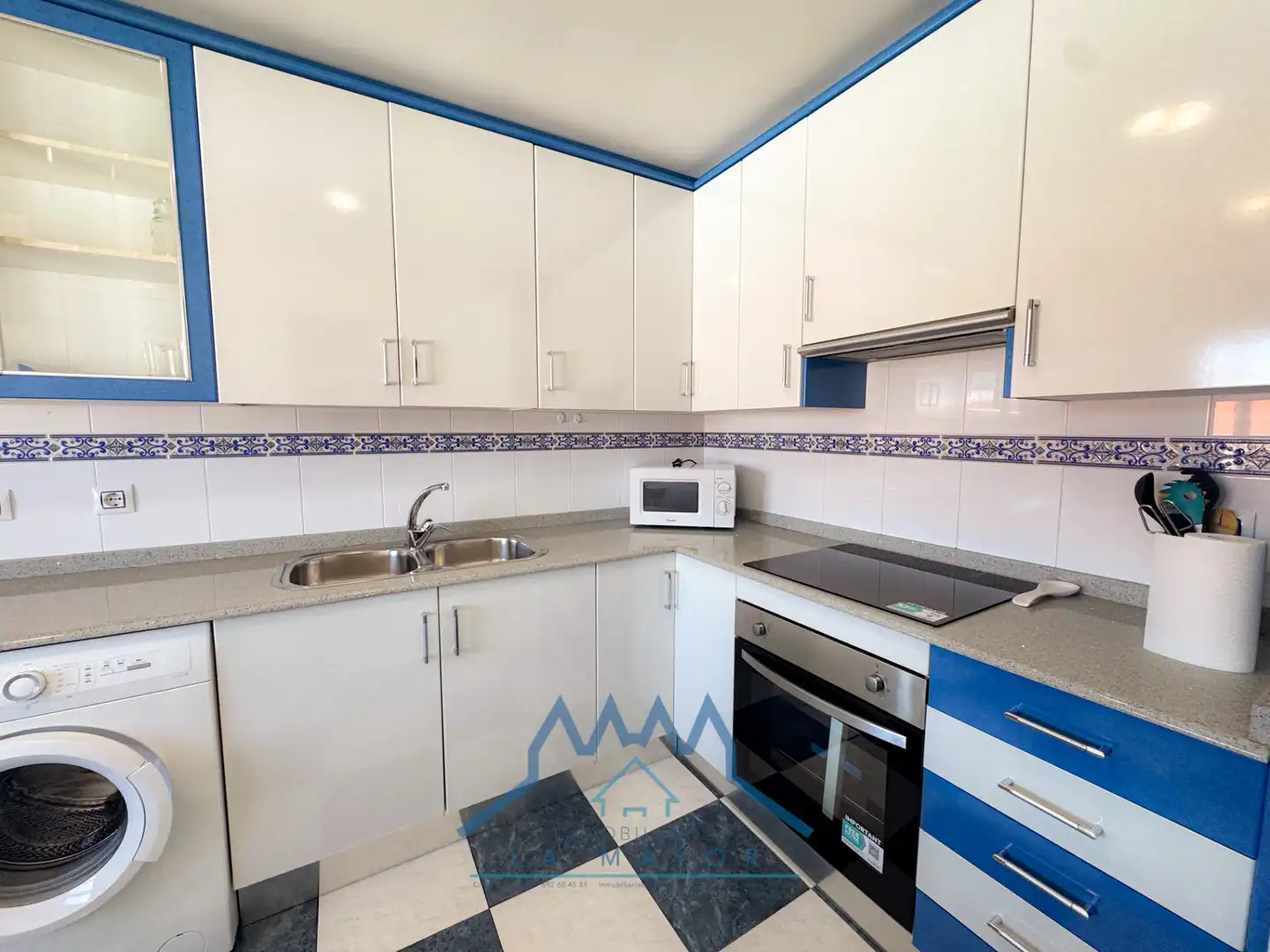 Kitchen of Flat for rent in Ciudad Real  with Air Conditioner, Terrace and Furnished