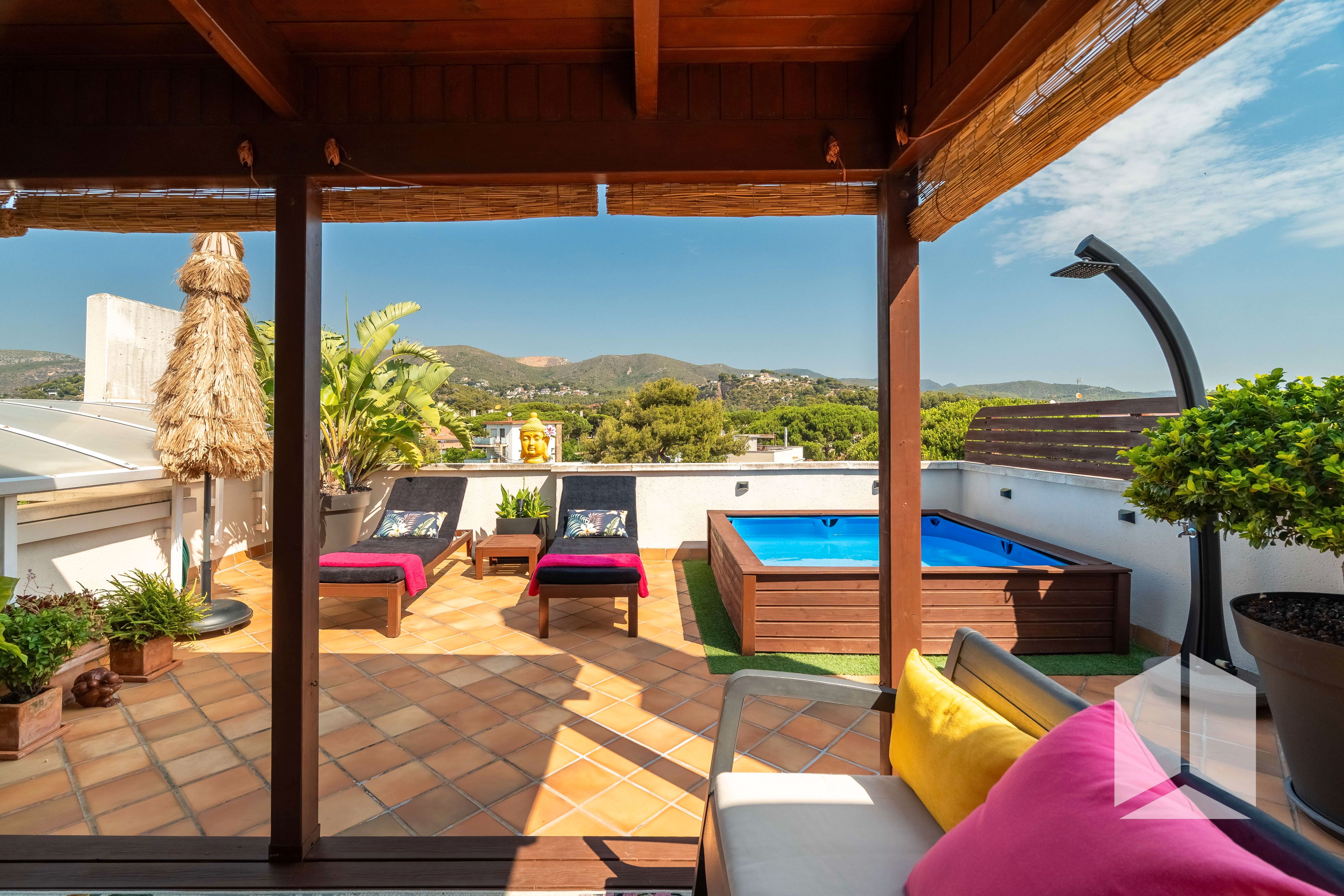 Terrace of Duplex for sale in Castelldefels  with Air Conditioner, Terrace and Storage room