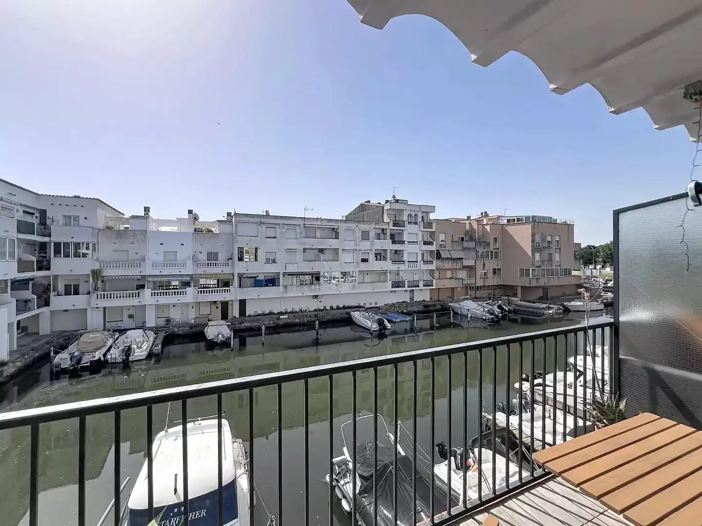 Terraza de Apartamento en venta en Empuriabrava con Aire acondicionado, Trastero y Amueblado