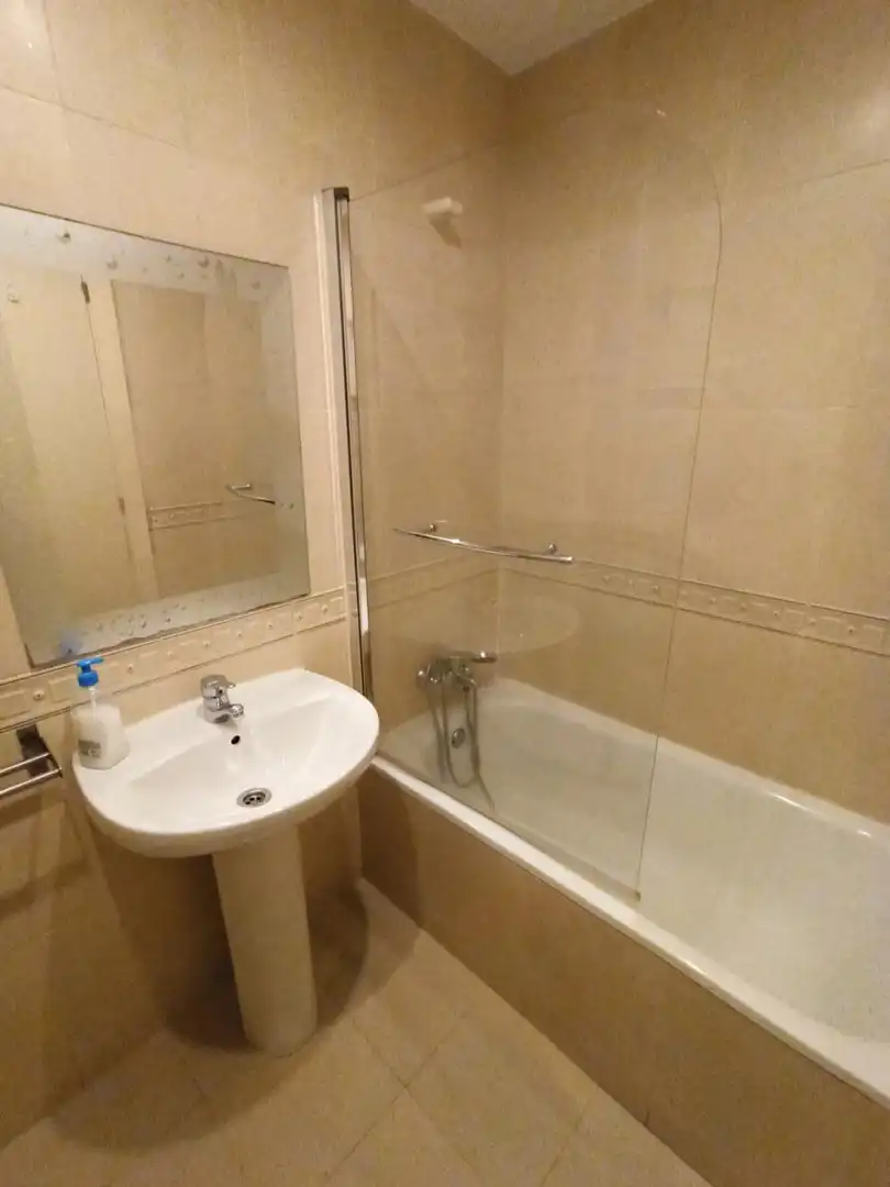 Baño de Planta baja de alquiler en Madrid con Terraza y Amueblado