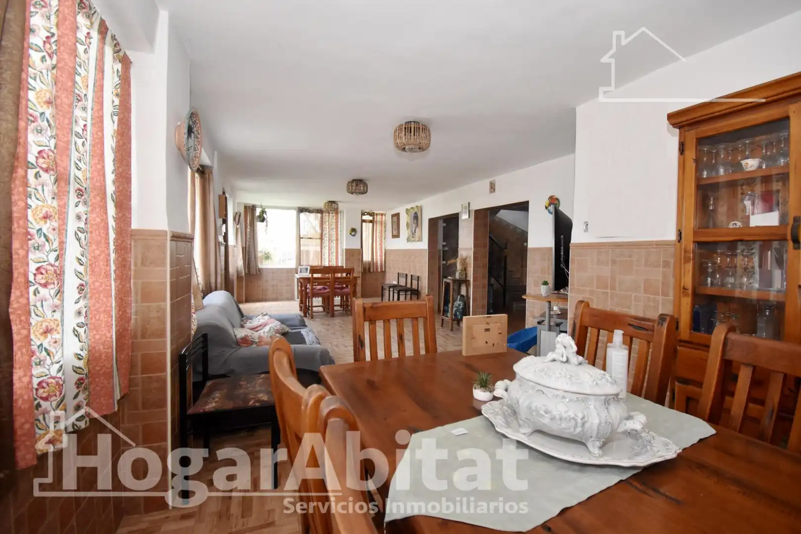 Sala de estar de Casa o chalet en venta en Vila-real con Jardín privado, Terraza y Trastero