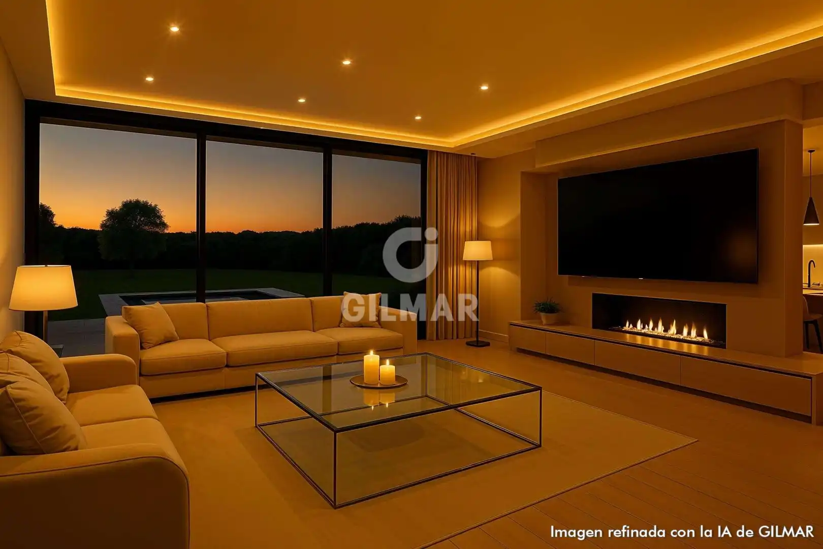 Sala d'estar de Residencial en venda en Madrid