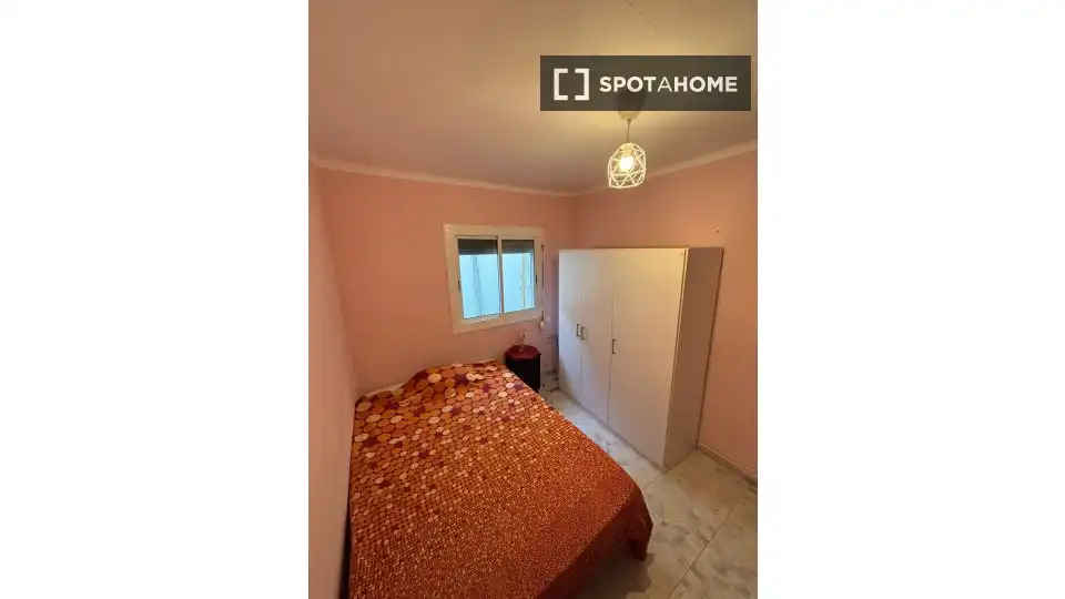 Schlafzimmer von Wohnung zur Miete in Barcelona mit Klimaanlage, Heizung und Möbliert