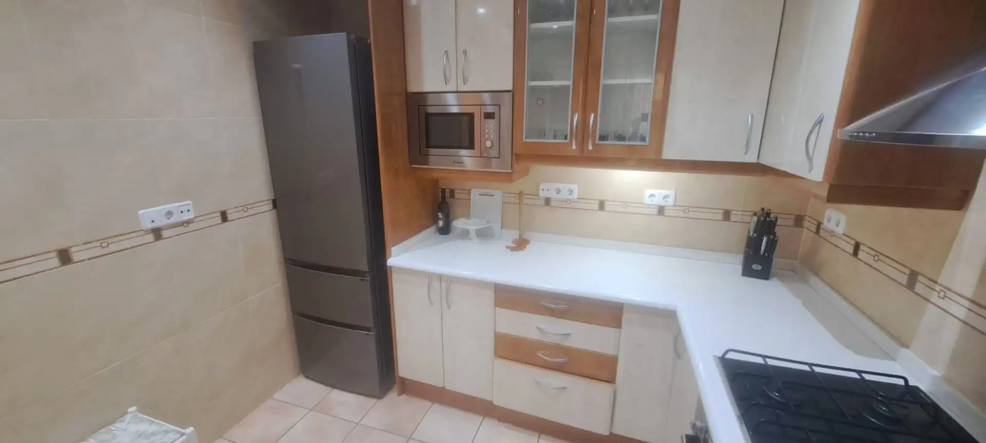 Kitchen of Flat for rent in Madrid  with Heating and Furnished