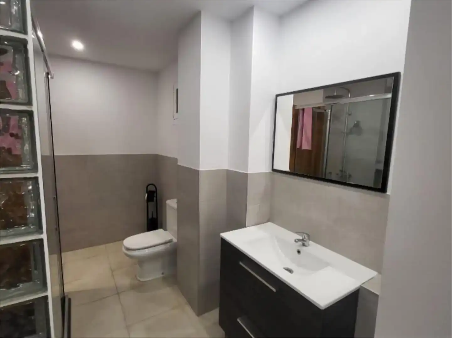 Badezimmer von Wohnung zur Miete in  Palma de Mallorca mit Balkon