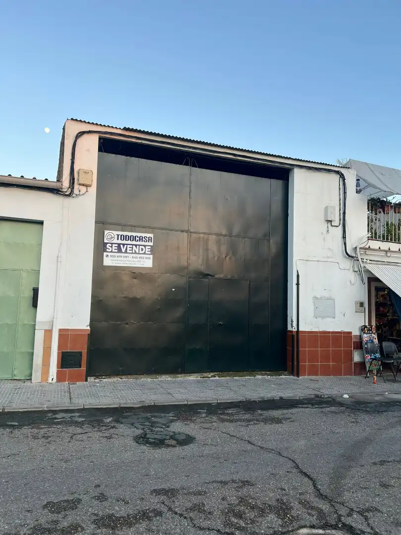 Vista exterior de Nave industrial en venta en Los Palacios y Villafranca